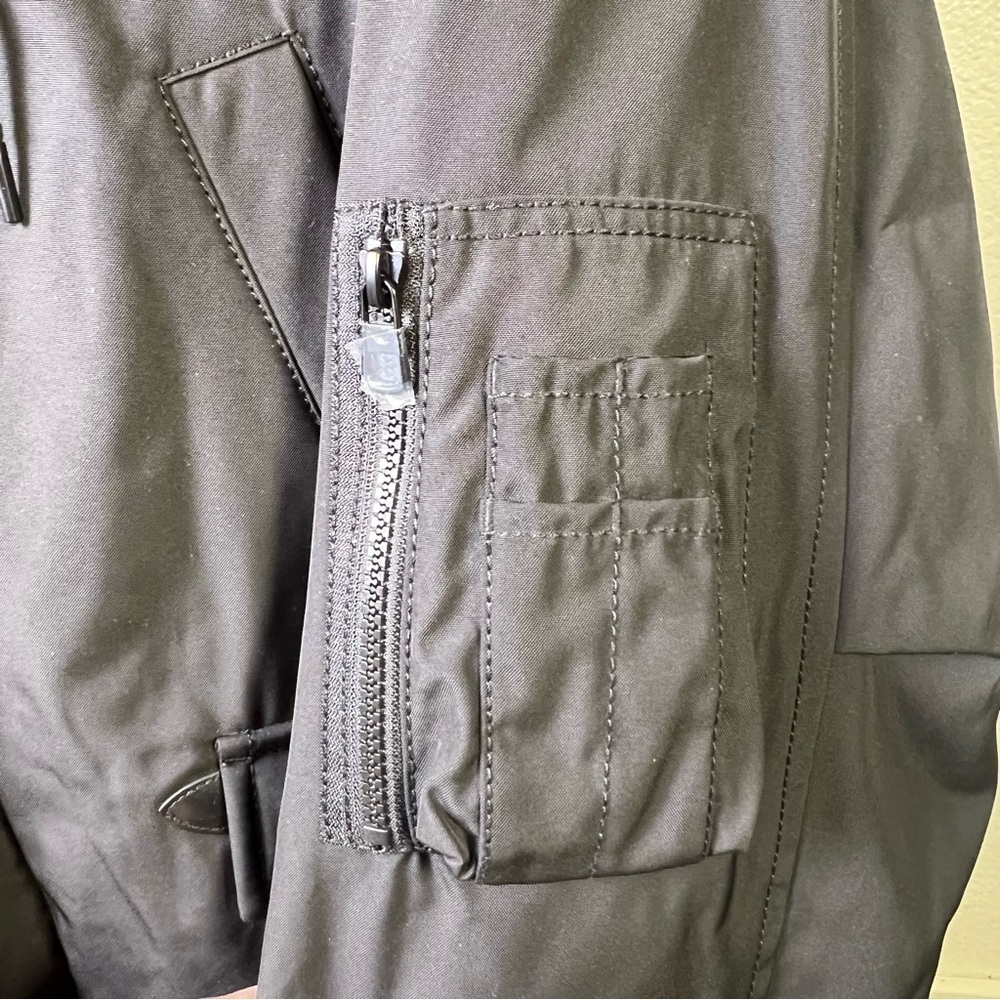 Coach Men’s Winter Jacket Black Short Parka Size XXL - Picture 6 of 13